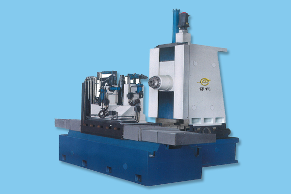 卧式單(dan)面數控镗銑(xi)專用機床